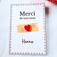 Carte Pin's coeur