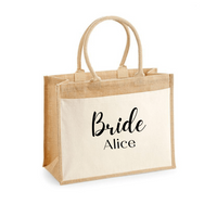 Sac en jute personnalisé