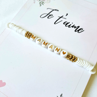 Carte bracelet "Je t'aime Maman"