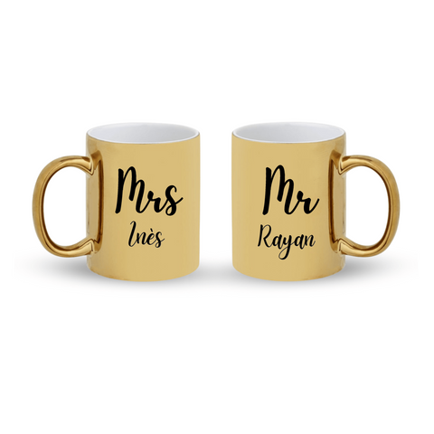 Duo Mugs doré